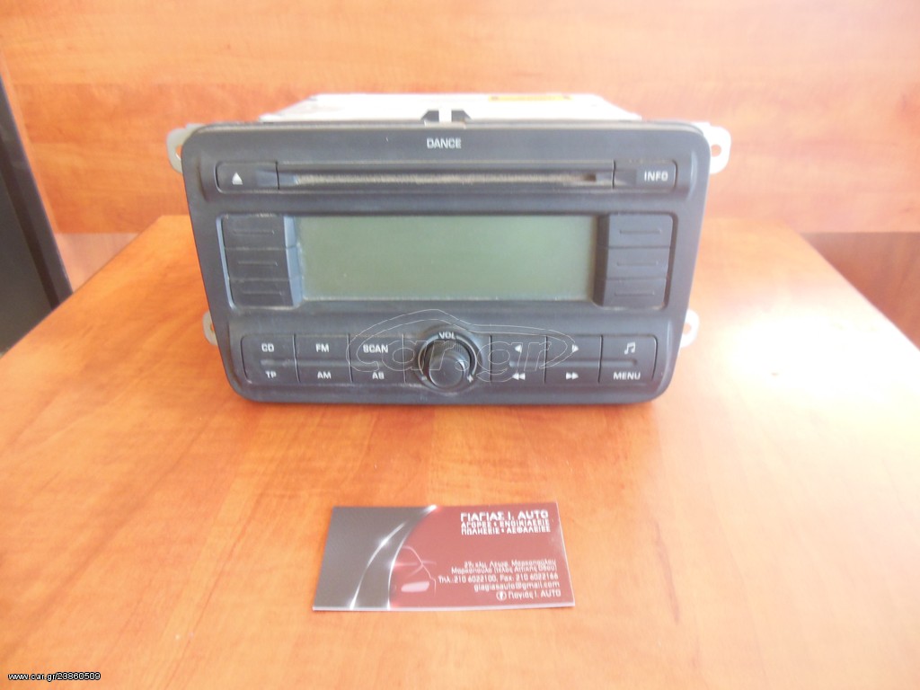 RADIO/CD SKODA FABIA-OCTAVIA MOD 2003-2009 FACTORY (DANCE TYPE) USED